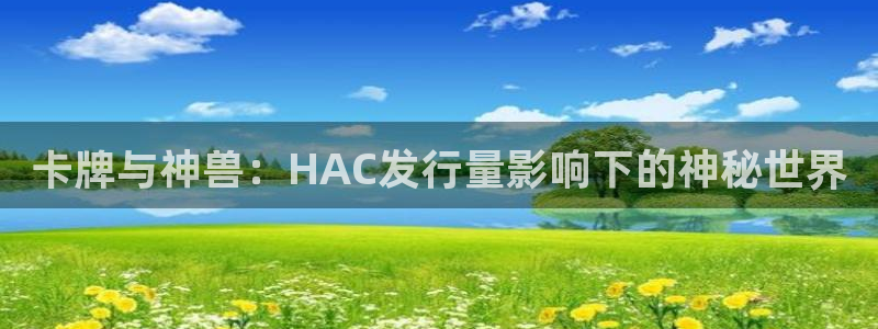 新宝GG子怎么来的：卡牌与神兽：HAC发行量影响下的神秘世界